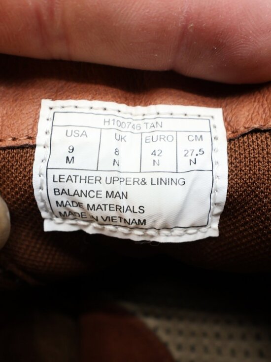 Hush Puppies Pathway Oxford 9 Tan Leather Comfort Vintage Y2K NOS main image 9